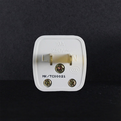 (曼科附件) 10A新双扁插头