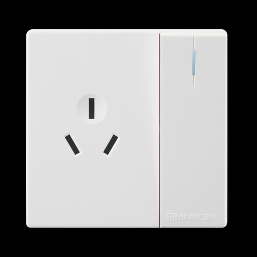 尚家-一位大板开关三极插座