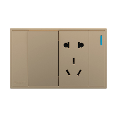 卓远118-一位开关二三极插座