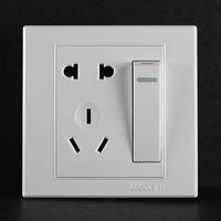 一位开关二三极插座